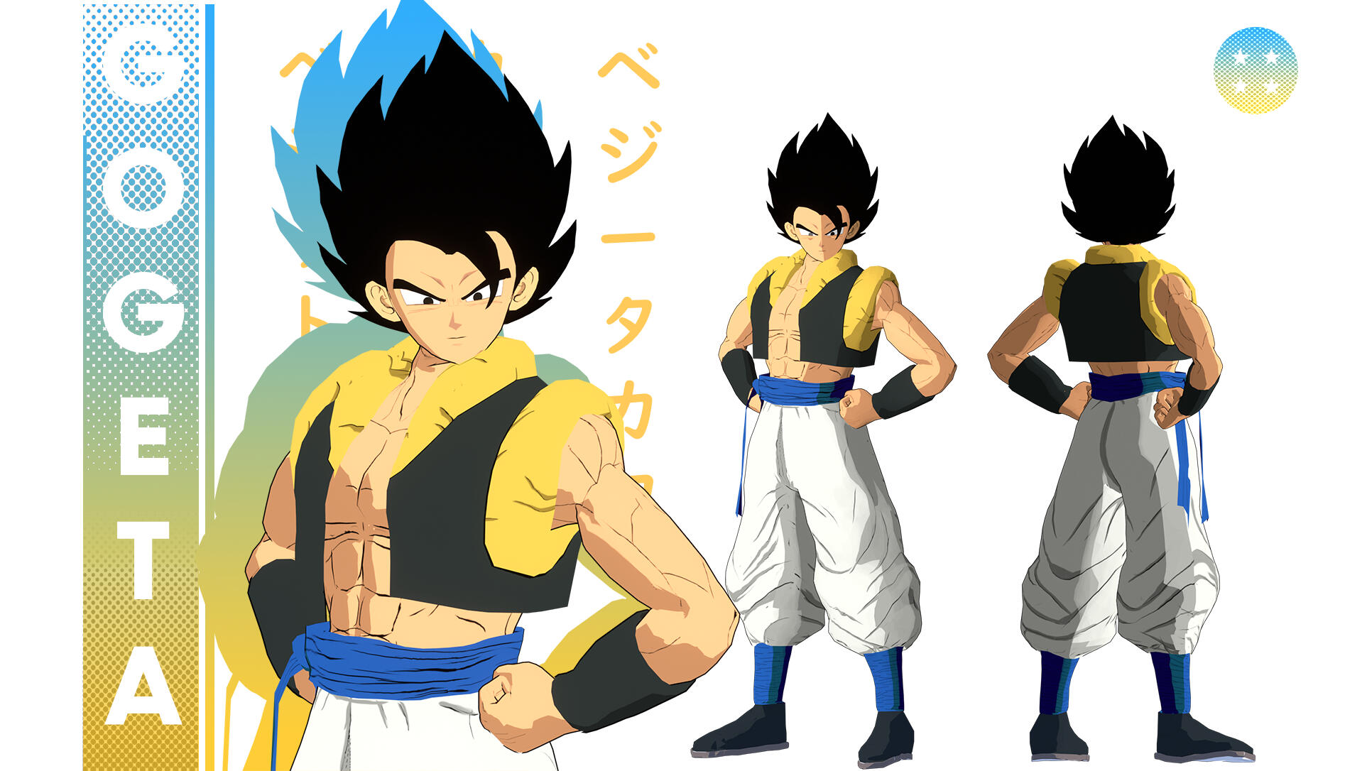 Gogeta EEVEE Renders 360º