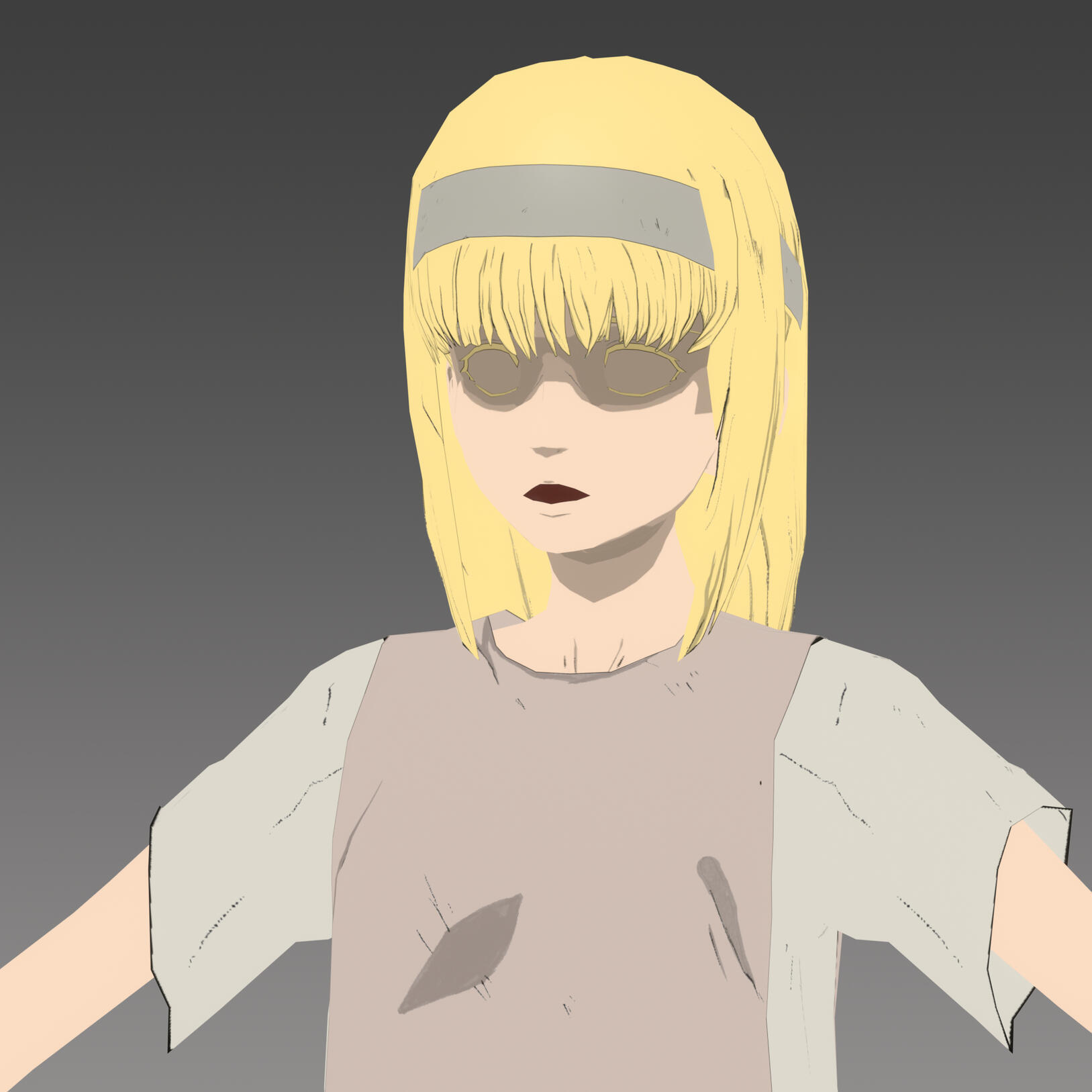 Facial expressions shapekey sample