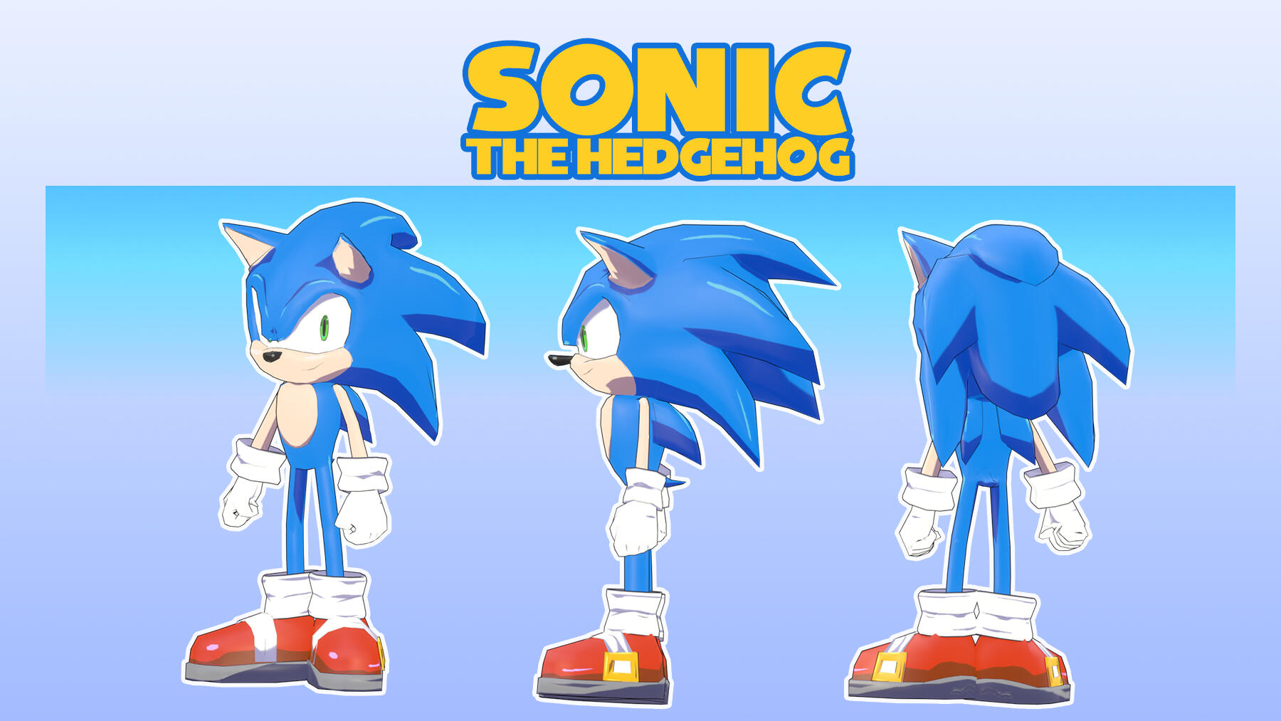 Sonic 360 Eevee Renders